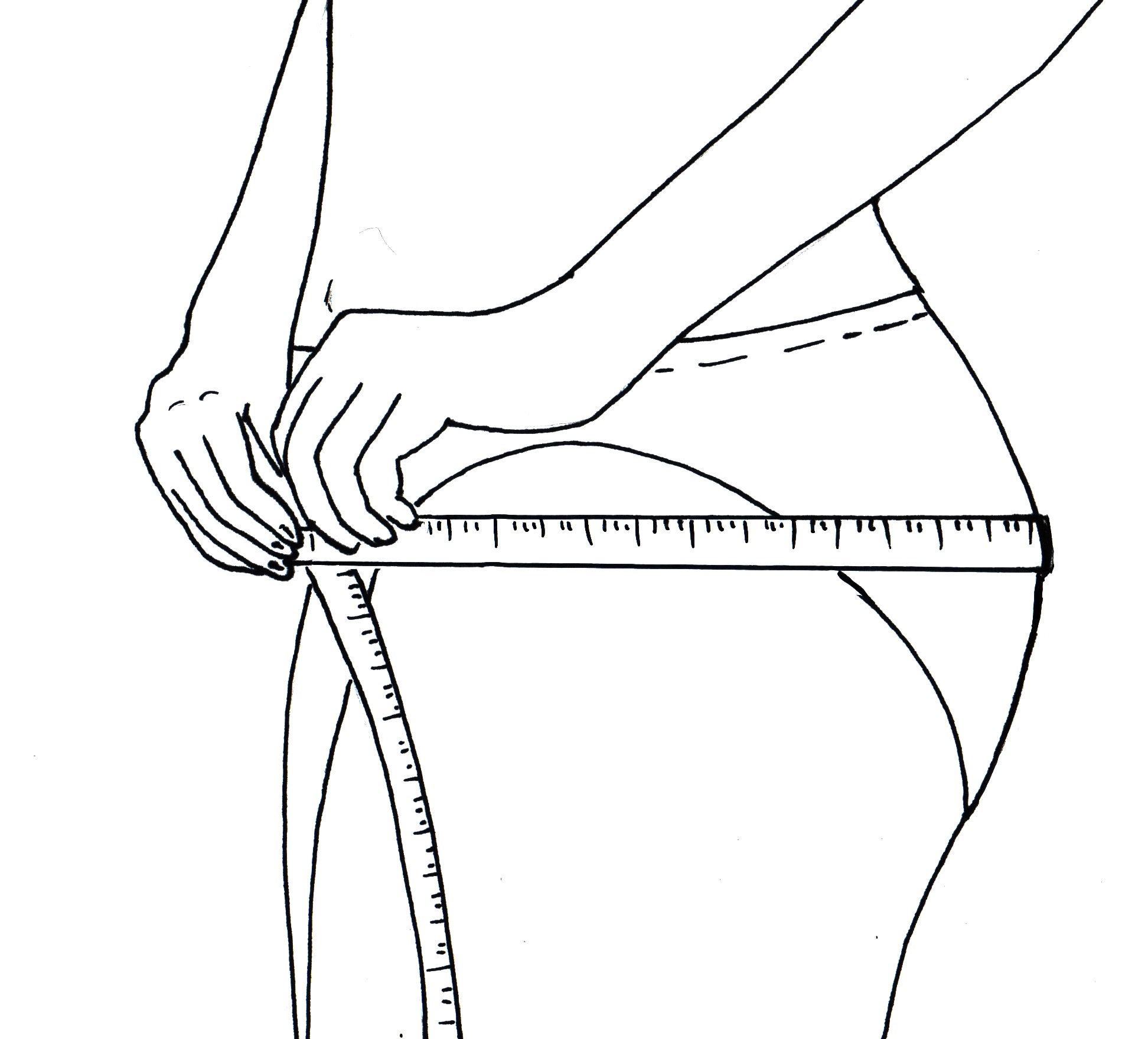 Hip Measurement illustration