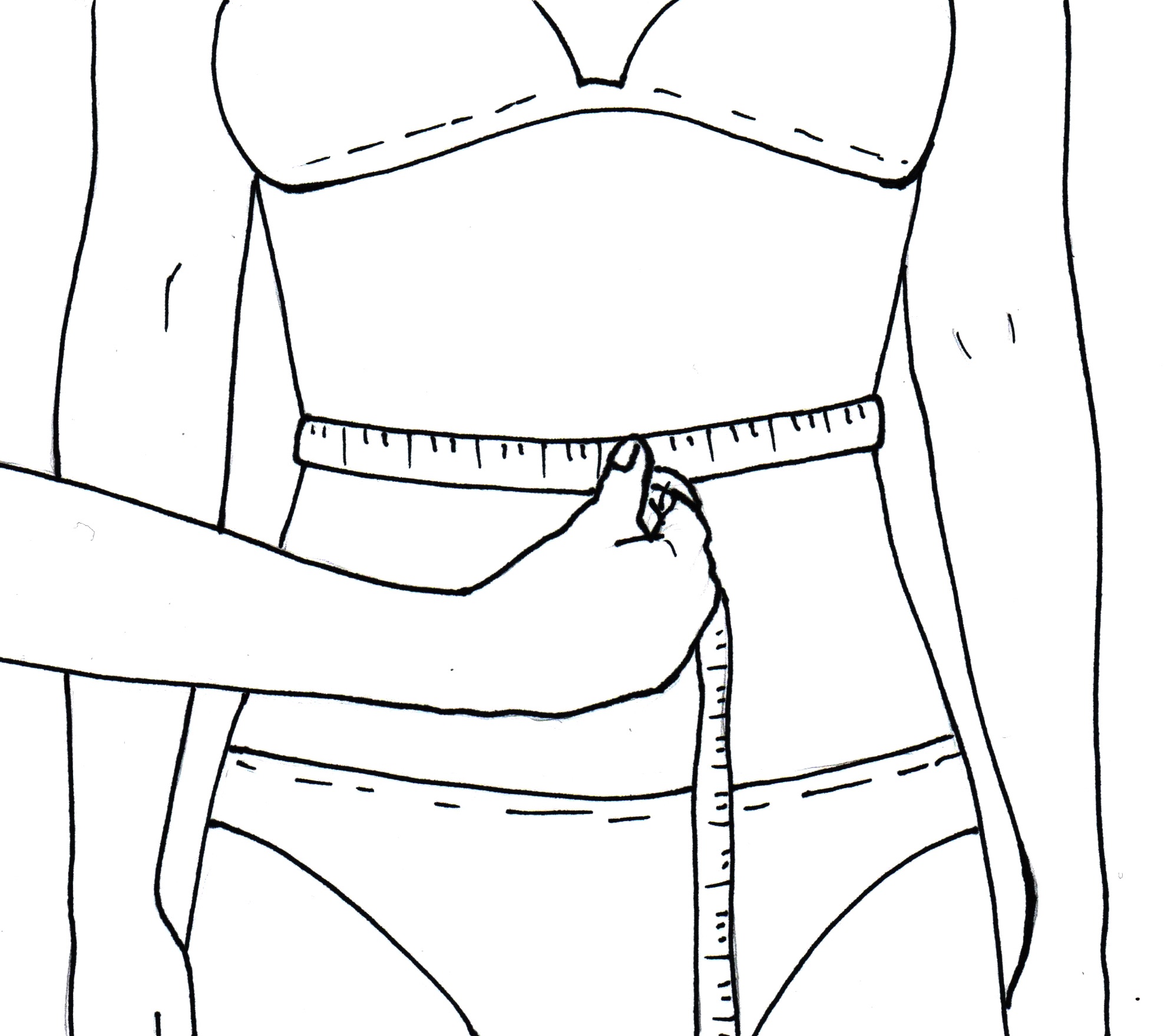 Waist Measurement illustration